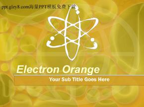 橙色电子幻灯片模板