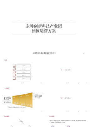 东坤创新科技产业园运营方案