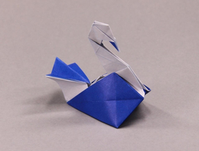 简单的天鹅 折纸教程