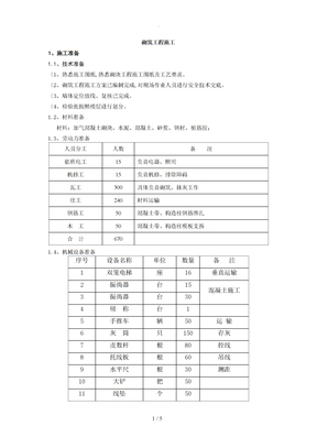 砌筑工程施工技术交底记录大全