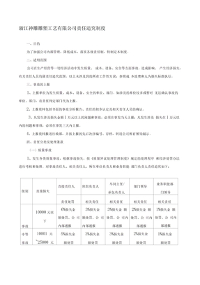 责任追究制度