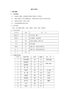 砌筑工程施工技术交底记录大全