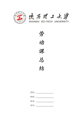 劳动课总结