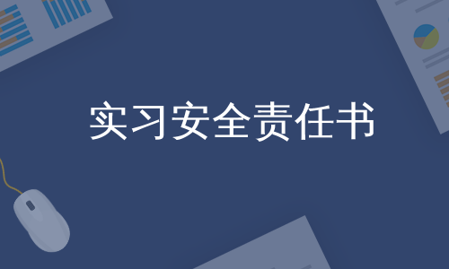 实习安全责任书