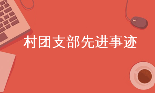 村团支部先进事迹