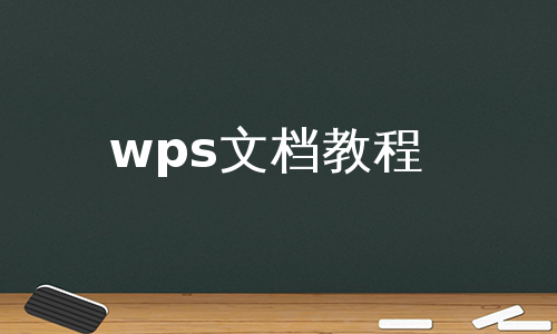 wps文档教程