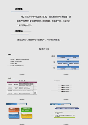 新春团购会方案