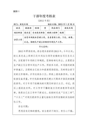 2012年度干部考核表(耿朋涛)
