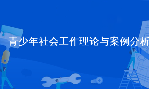 青少年社会工作理论与案例分析