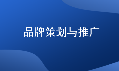 品牌策划与推广