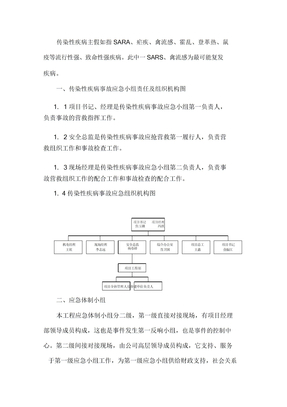 传染性疾病事故应急具体预案模板模板