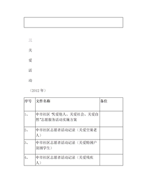 社区三关爱活动方案