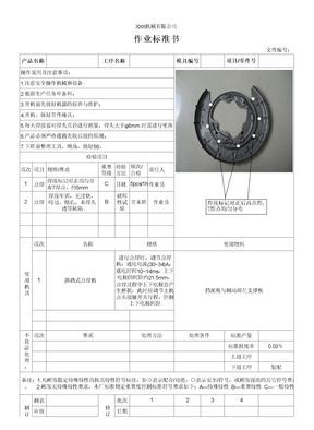 作业标准书