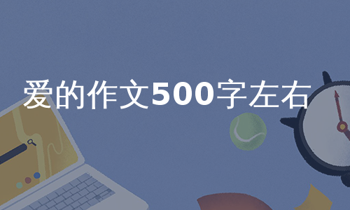 爱的作文500字左右