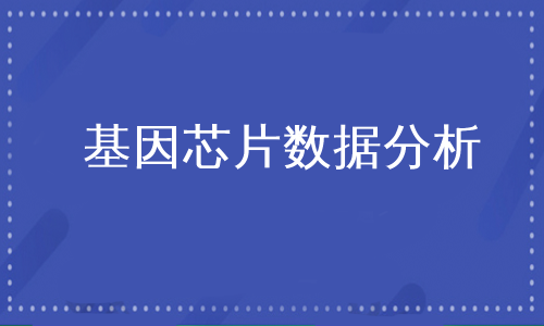 基因芯片数据分析