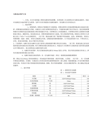 电梯成品保护方案