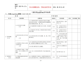 二级医院评价标准