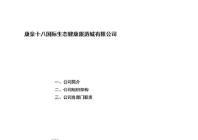 公司组织架构