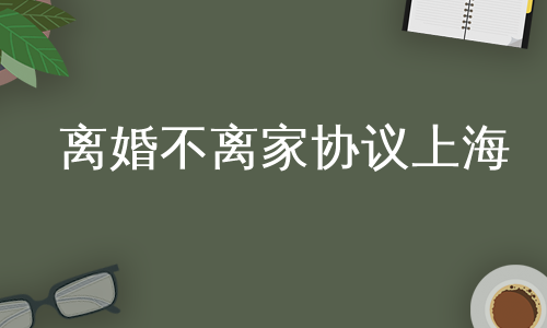 离婚不离家协议上海