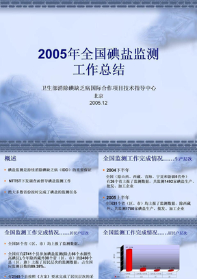 2005年全国碘盐监测工作总结