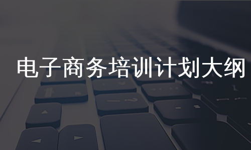 电子商务培训计划大纲
