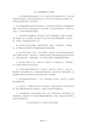 疾病防疫安全管理制度