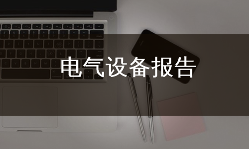 电气设备报告