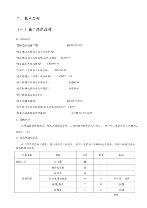 电缆通道维修施工方案