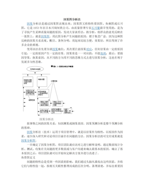 因果图分析法