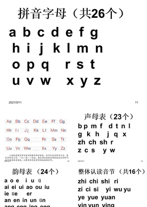 一年级语文拼音字母表_一年级语文拼音字母表下载 - 爱问共享资料