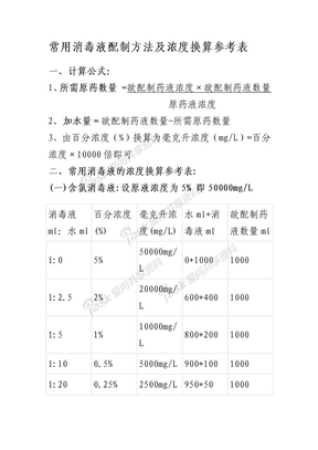 消毒液