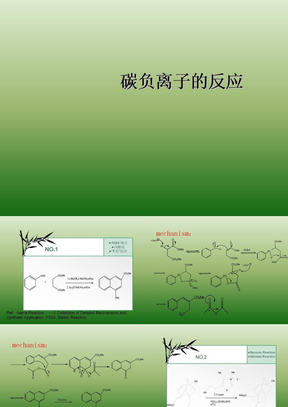 碳负离子的反应