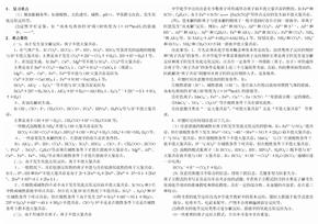 高考离子共存总结