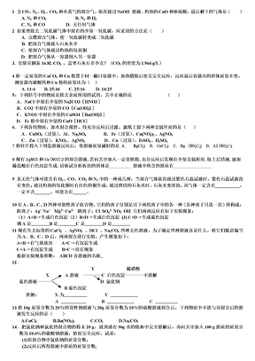 化学酸碱盐综合