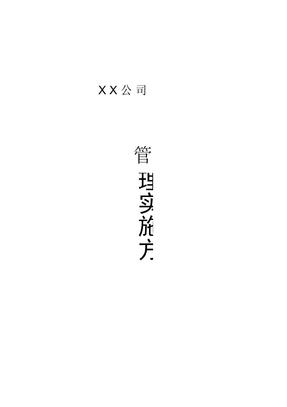 XX公司5s管理方案