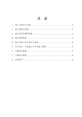 白蚁防治工程施工方案