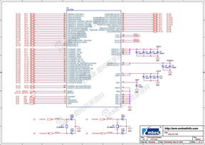 EM-LPC1768开发板原理图