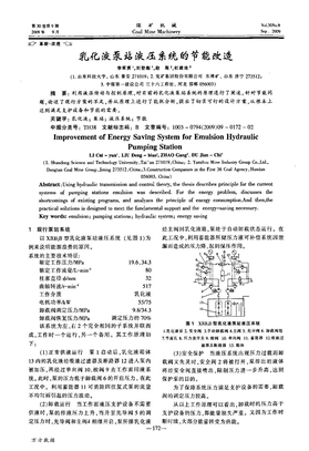 乳化液泵站液压系统的节能改造