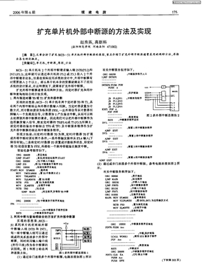 扩充单片机外部中断源的方法及实现