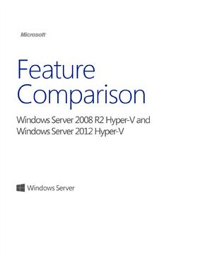 WS 2012 vs 2008 r2 Feature Comparison_Hyper-V