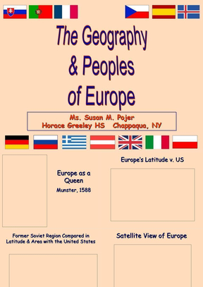 学英语 欧洲概述GeographyOfEurope