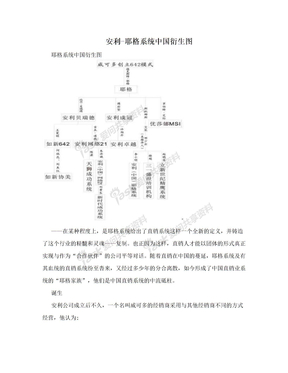 安利-耶格系统中国衍生图