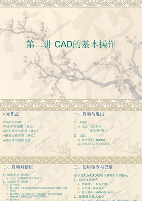 第二讲 CAD的基本操作