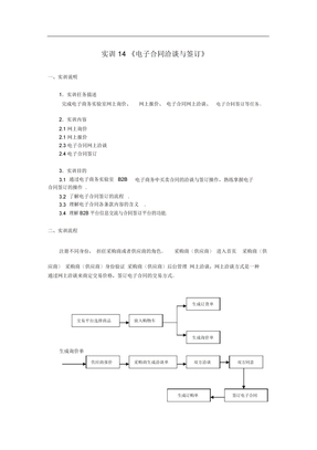 电子合同洽谈与签订