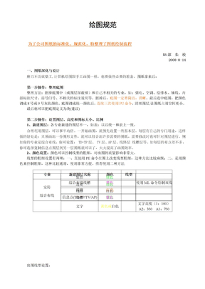 CAD绘图标准化规范和技巧