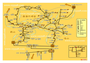 黄山路线图