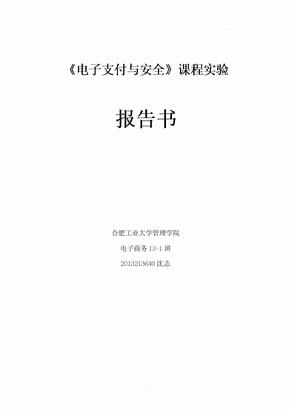 电子支付实验报告