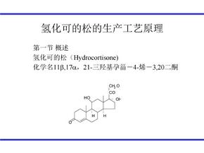 氢化可的松的生产工艺原理(1)