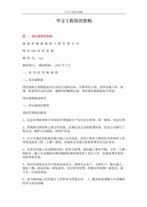 甲方工程组织架构 (10页)