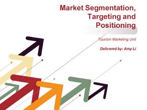 旅游市场营销STP分析